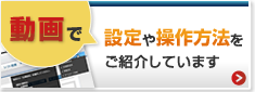 動画での設定方法の説明